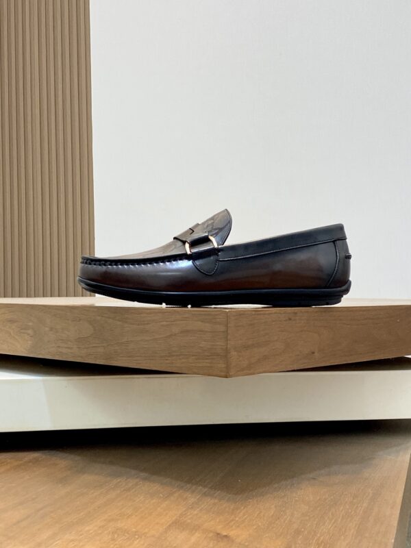 Berluti Handmade Premium Men's Cowhide Leather Shoes - Image 4