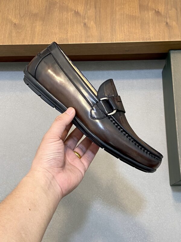Berluti Handmade Premium Men's Cowhide Leather Shoes - Image 5