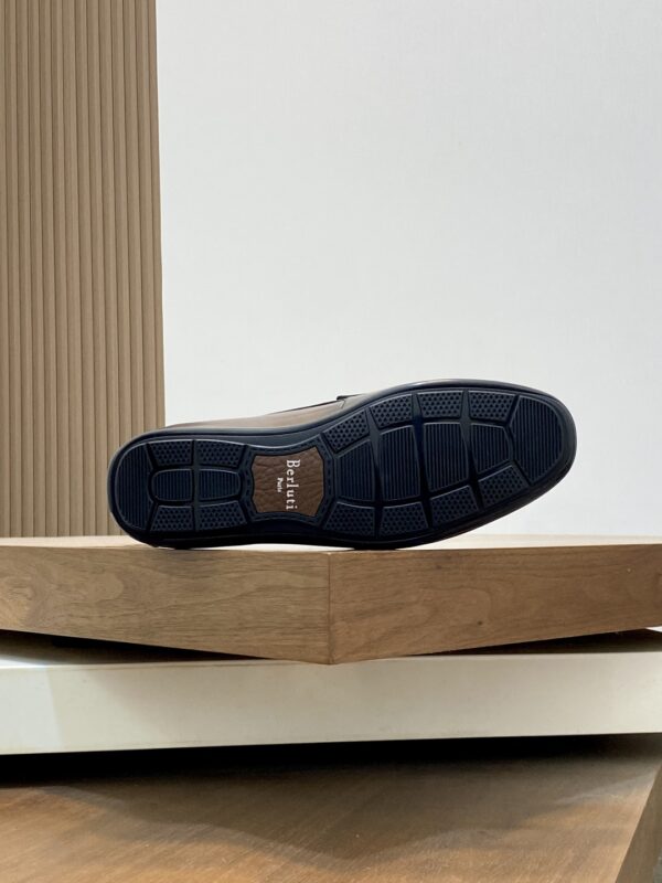 Berluti Handmade Premium Men's Cowhide Leather Shoes - Image 9