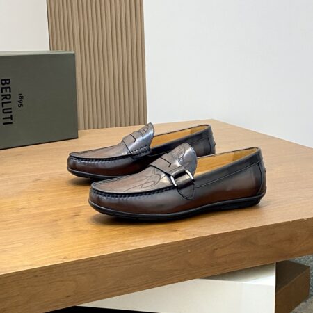 Berluti Handmade Premium Men's Cowhide Leather Shoes