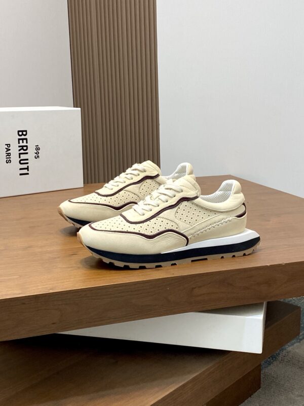 Berluti's New Men's Cowhide Leather Casual Sports Shoes
