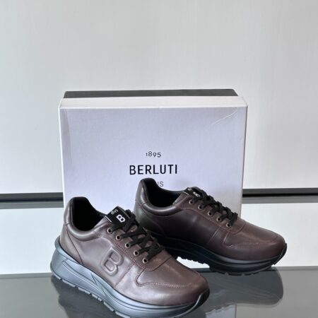 Berluti's New Low Cut Cowhide Leather Casual Sports Shoes
