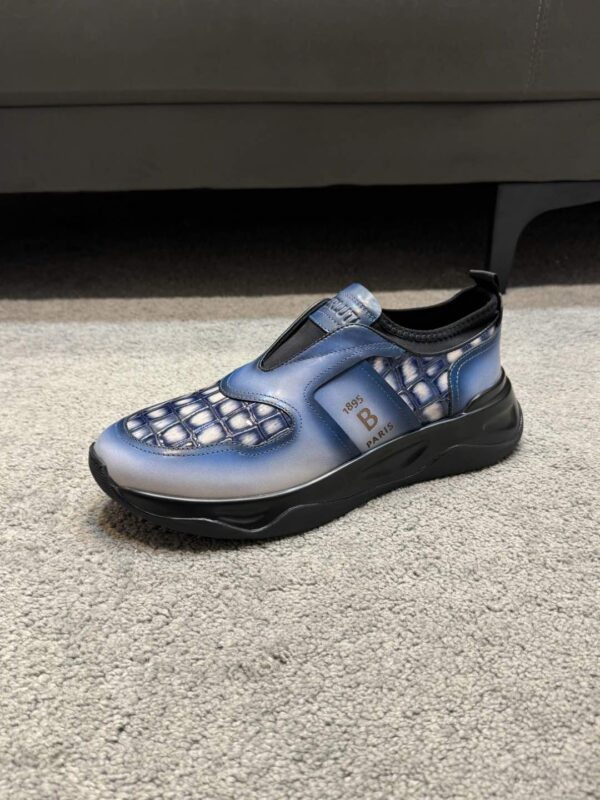 Berluti Fashion Low Cut Casual Cowhide Leather Sneakers - Image 4