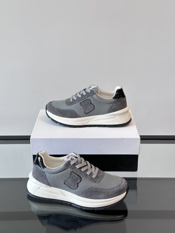 Berluti Low Cut Casual Cowhide Leather Men's Sneakers - Image 5