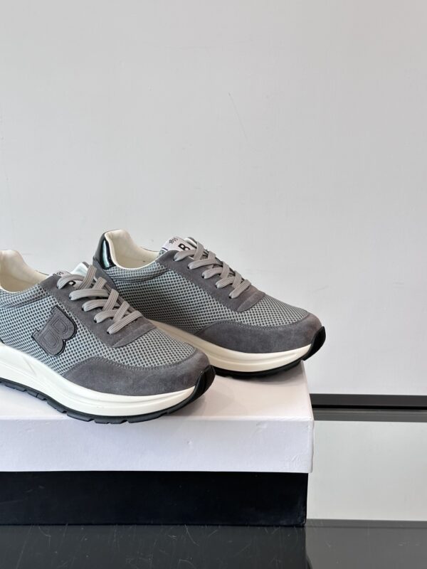 Berluti Low Cut Casual Cowhide Leather Men's Sneakers - Image 7