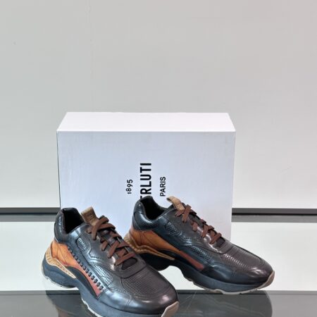 Berluti Low Cut High Quality Cowhide Leather Casual Sneakers