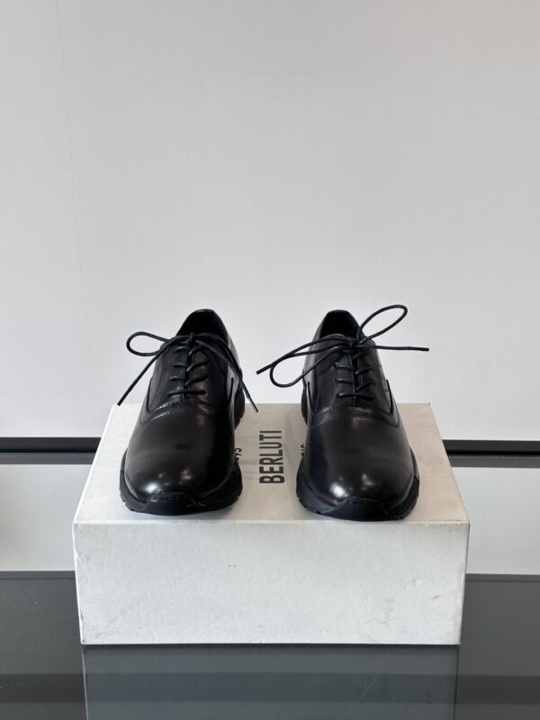 Berluti Low Cut Casual Cowhide Leather Sneakers - Image 3