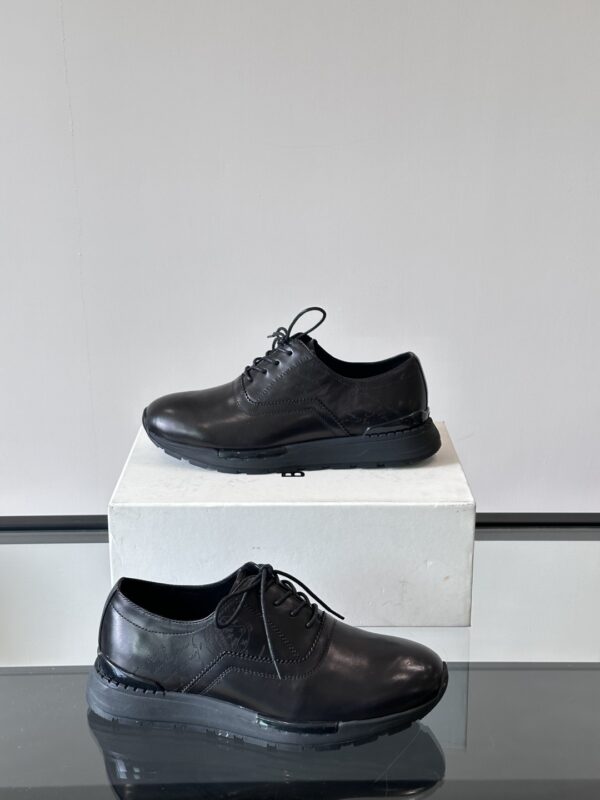 Berluti Low Cut Casual Cowhide Leather Sneakers - Image 5