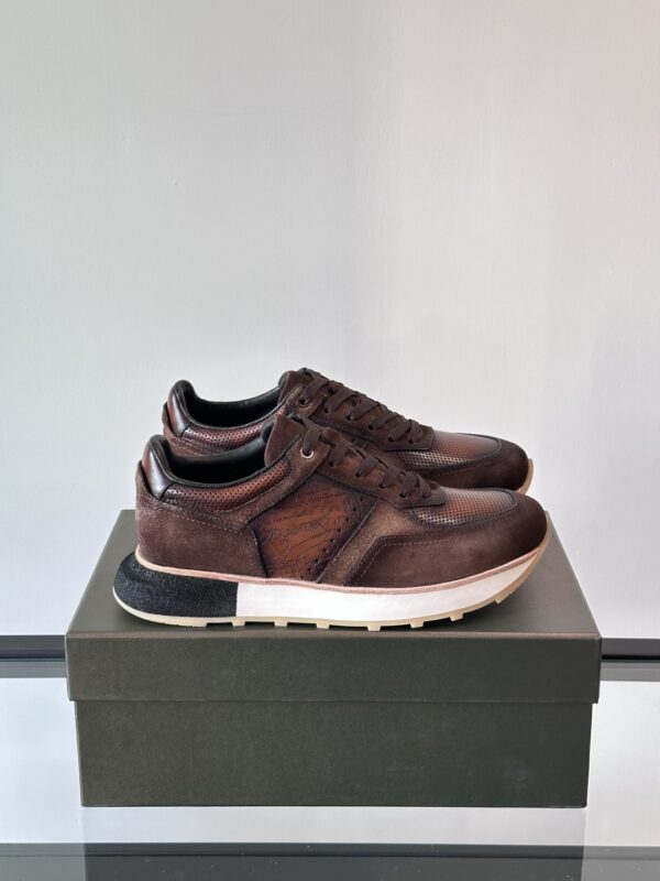 Berluti Cowhide Leather High End Men's Casual Sneakers - Image 2