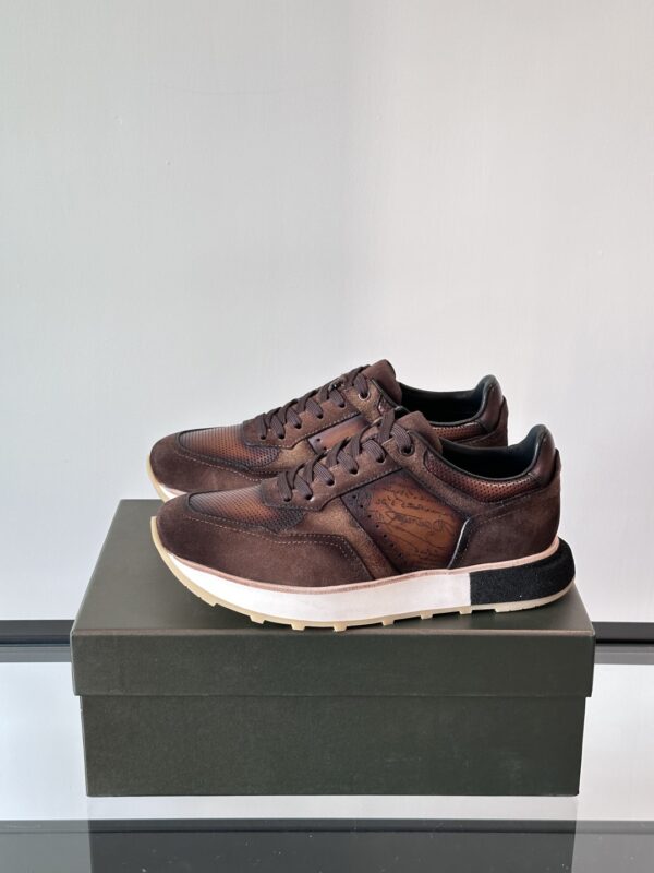 Berluti Cowhide Leather High End Men's Casual Sneakers - Image 4