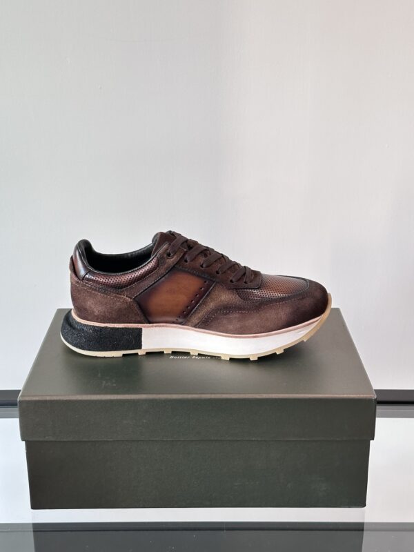 Berluti Cowhide Leather High End Men's Casual Sneakers - Image 6