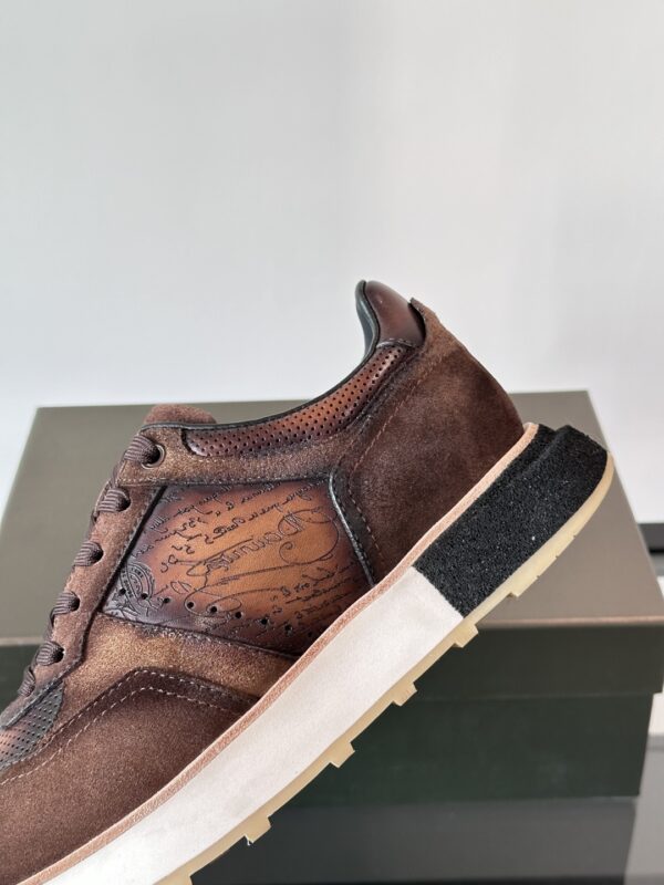 Berluti Cowhide Leather High End Men's Casual Sneakers - Image 7
