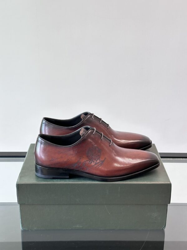 Berluti Genuine Leather outsole Cowhide Leather Dress Shoes - Image 2