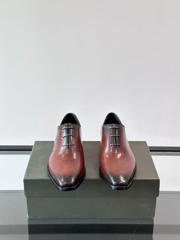 Berluti Genuine Leather outsole Cowhide Leather Dress Shoes - Image 3