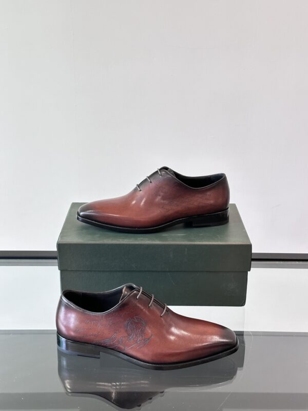 Berluti Genuine Leather outsole Cowhide Leather Dress Shoes - Image 5