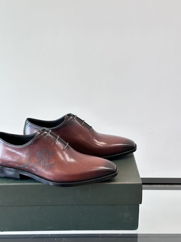 Berluti Genuine Leather outsole Cowhide Leather Dress Shoes - Image 8