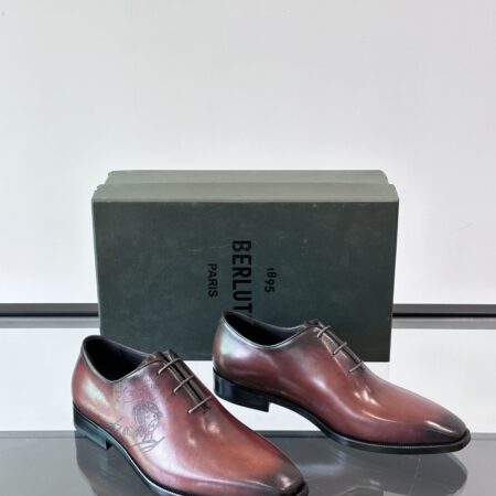 Berluti Genuine Leather outsole Cowhide Leather Dress Shoes