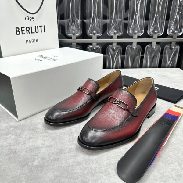 Berluti Handmade Premium Cowhide Leather Men's Dress Shoes