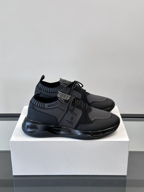 Berluti Shadow Knitted Fabric Men's Sports Shoes - Image 2