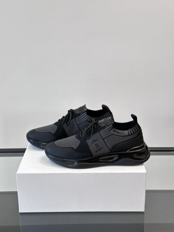 Berluti Shadow Knitted Fabric Men's Sports Shoes - Image 4