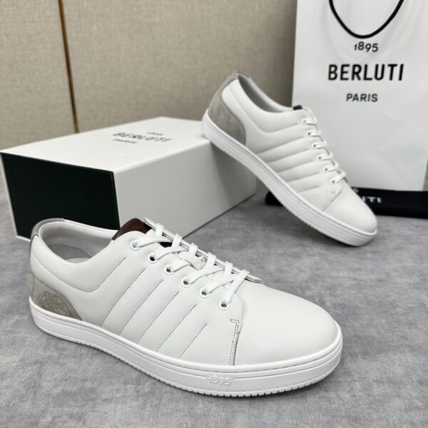 Berluti Playtime Men's Low Cut Sneakers Board Shoes - Image 3