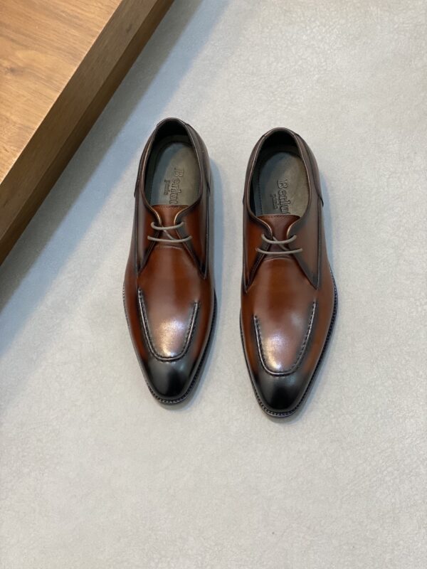 Berluti's New High End Hand Polished Men's Cowhide Leather Shoes - Image 2