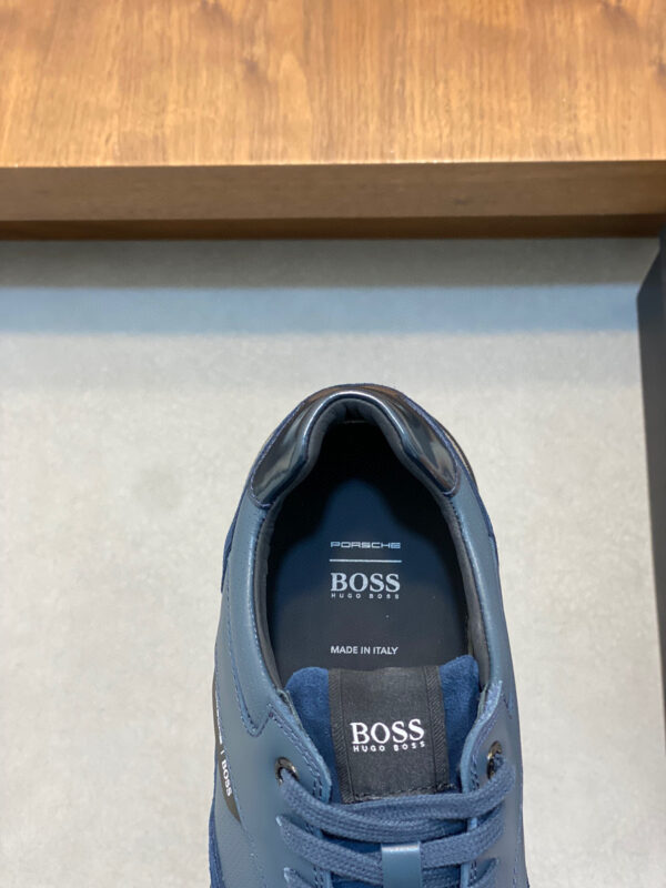 Boss Men's Cowhide Leather Casual Comfortable Sports Shoes - Image 7