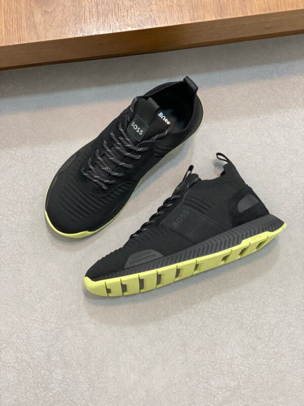 Boss Integrated Fly Woven Fabric Casual Sports Shoes - Image 6