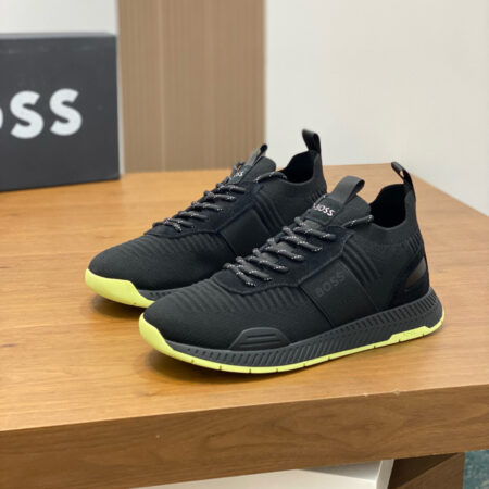 Boss Integrated Fly Woven Fabric Casual Sports Shoes
