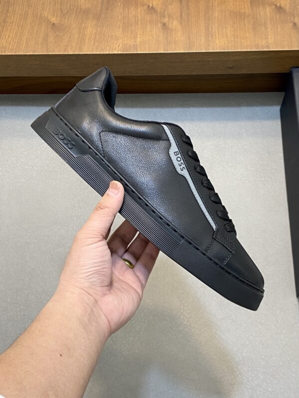 Boss Men's Cowhide Leather Casual Sports Shoes - Image 4