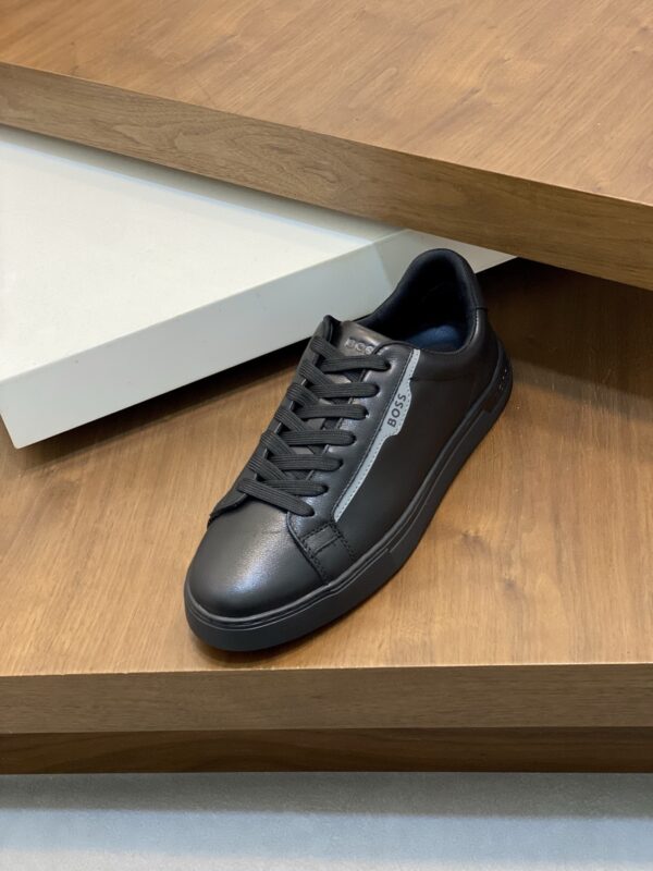 Boss Men's Cowhide Leather Casual Sports Shoes - Image 6
