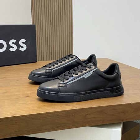 Boss Men's Cowhide Leather Casual Sports Shoes