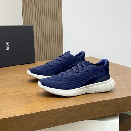 Boss Men's Lace Up Fly Woven Upper Breathable Sports Shoes