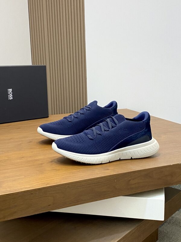 Boss Men's Lace Up Fly Woven Upper Breathable Sports Shoes