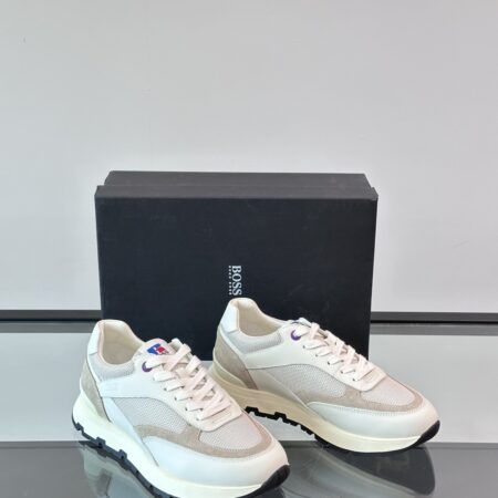 Boss Men's Good Quality Cowhide Leather Casual Sports Shoes