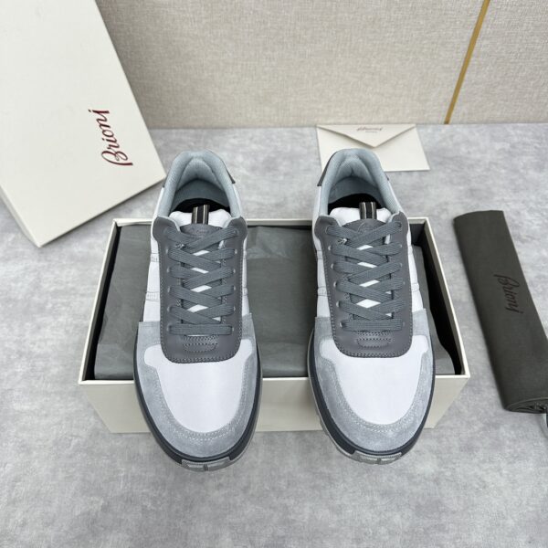 Brioni Crossing Men's Cowhide Leather Casual Sports Shoes - Image 2