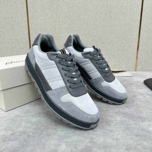 Brioni Crossing Men's Cowhide Leather Casual Sports Shoes - Image 3