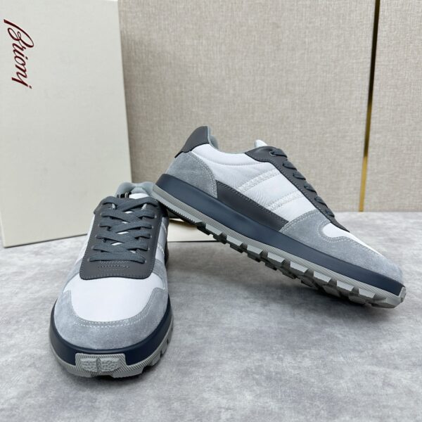 Brioni Crossing Men's Cowhide Leather Casual Sports Shoes