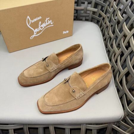 Christian Louboutin Men's Cowhide Leather Business Dress Shoes