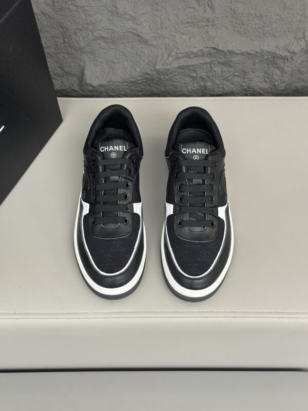 Chanel Men's Versatile And Comfortable Cowhide Leather Sports Shoes - Image 2