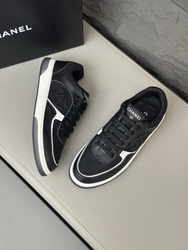 Chanel Men's Versatile And Comfortable Cowhide Leather Sports Shoes - Image 4
