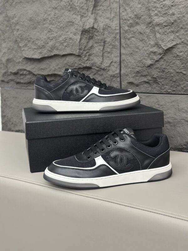 Chanel Men's Versatile And Comfortable Cowhide Leather Sports Shoes - Image 3