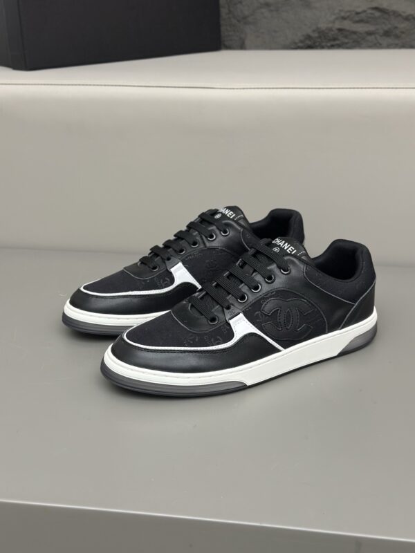 Chanel Men's Versatile And Comfortable Cowhide Leather Sports Shoes