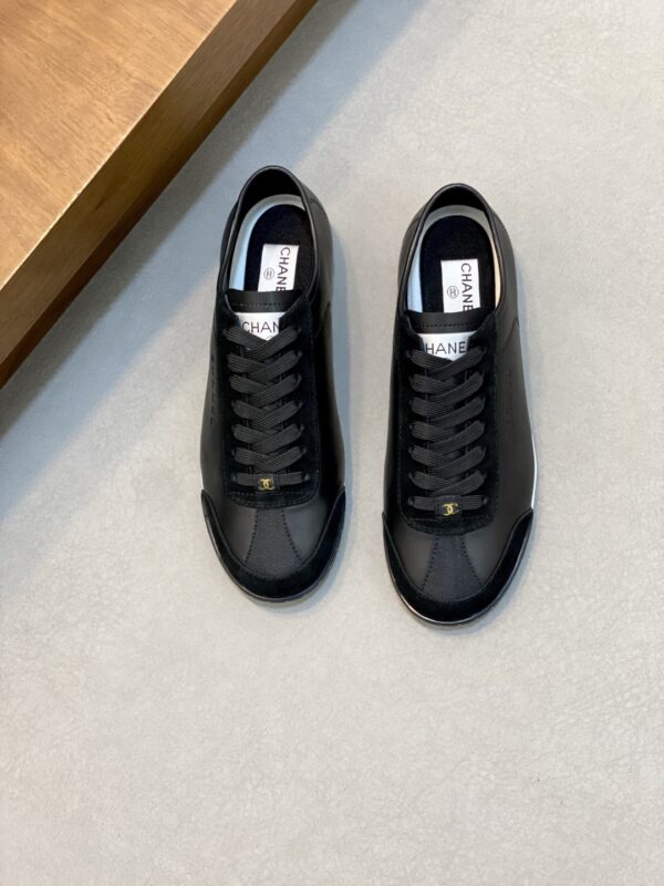 Chanel Men's Cowhide Leather 23C Panda Sports Shoes - Image 2