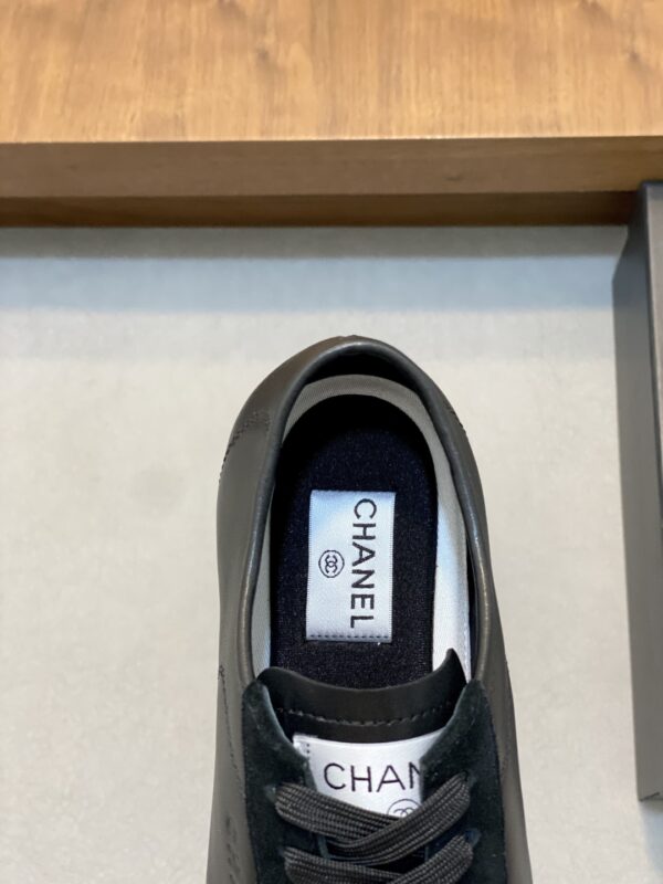Chanel Men's Cowhide Leather 23C Panda Sports Shoes - Image 7