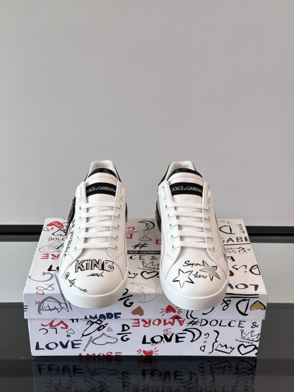 Dolce & Gabbana New Men's Cowhide Leather Casual Sports Shoes - Image 3