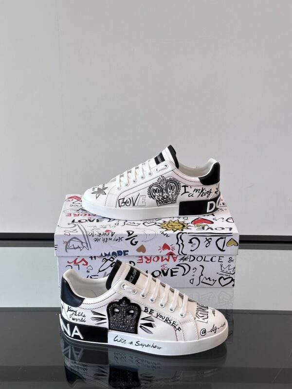 Dolce & Gabbana New Men's Cowhide Leather Casual Sports Shoes - Image 5