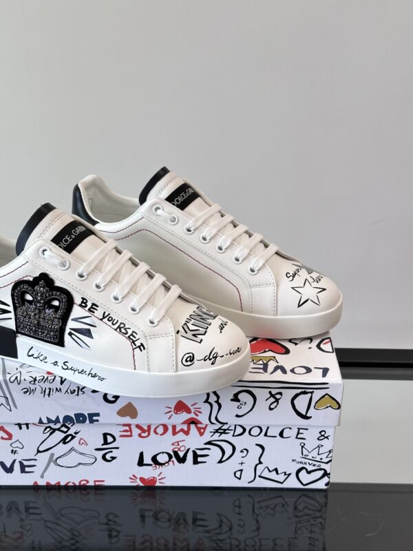 Dolce & Gabbana New Men's Cowhide Leather Casual Sports Shoes - Image 8
