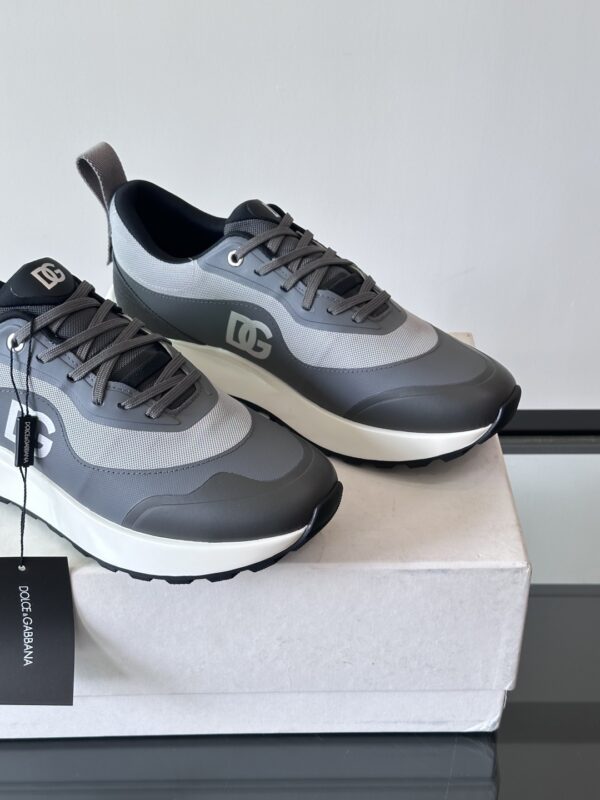 Dolce & Gabbana Cowhide Breathable Fabric Casual Sports Shoes - Image 7