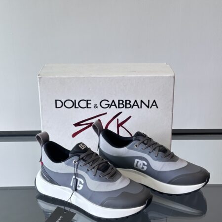 Dolce & Gabbana Cowhide Breathable Fabric Casual Sports Shoes